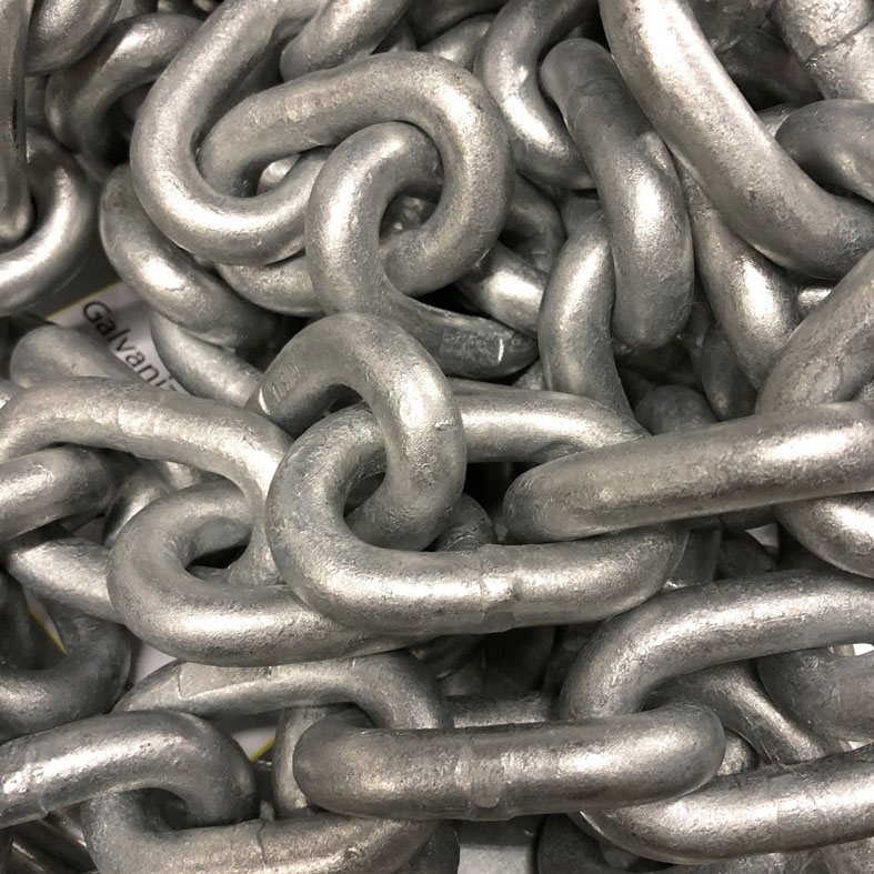 thumbnail image 2 of 3/16" Grade 30 Hot Dip Galvanized Chain – 250 Ft Bulk Pail, 750 Lbs Working Load Limit 2 of 6