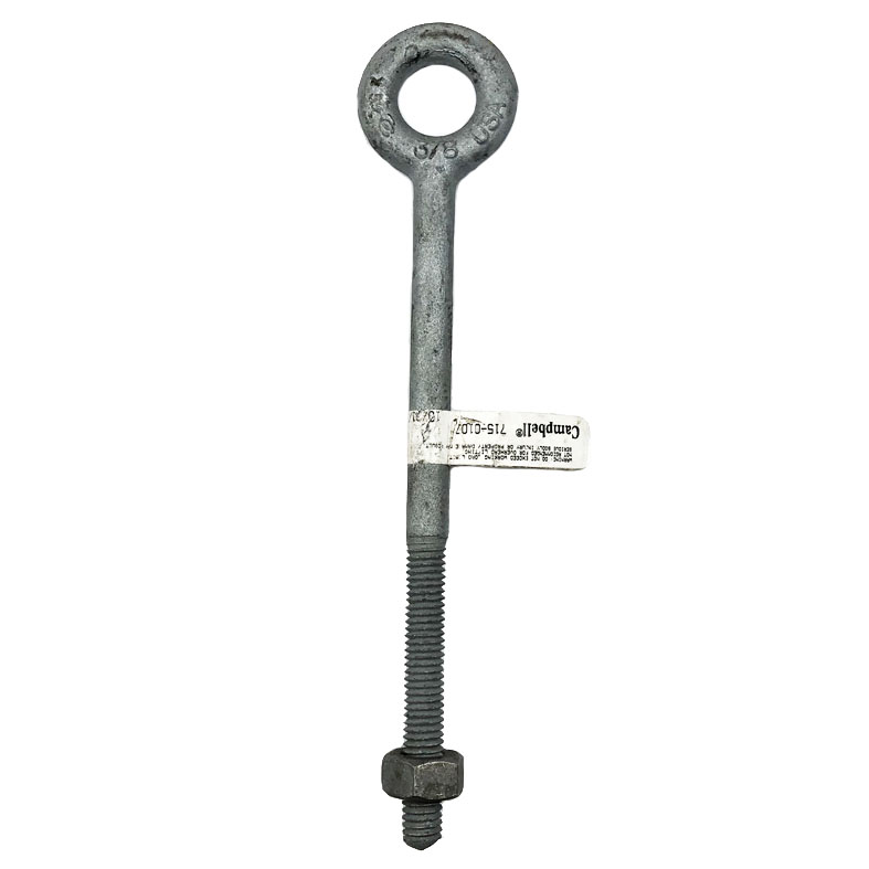 3/8x6 inch Campbell 436G Galvanized Regular Nut Eye Bolts Wesco