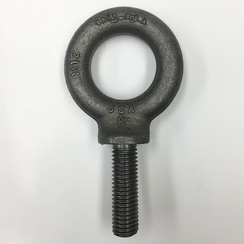 12mm Gray Metric Shoulder Machinery Eye Bolts Wesco Industries