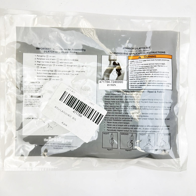 JL1015 Johnson Heavy Duty Steel JLatch Kit Wesco Industries