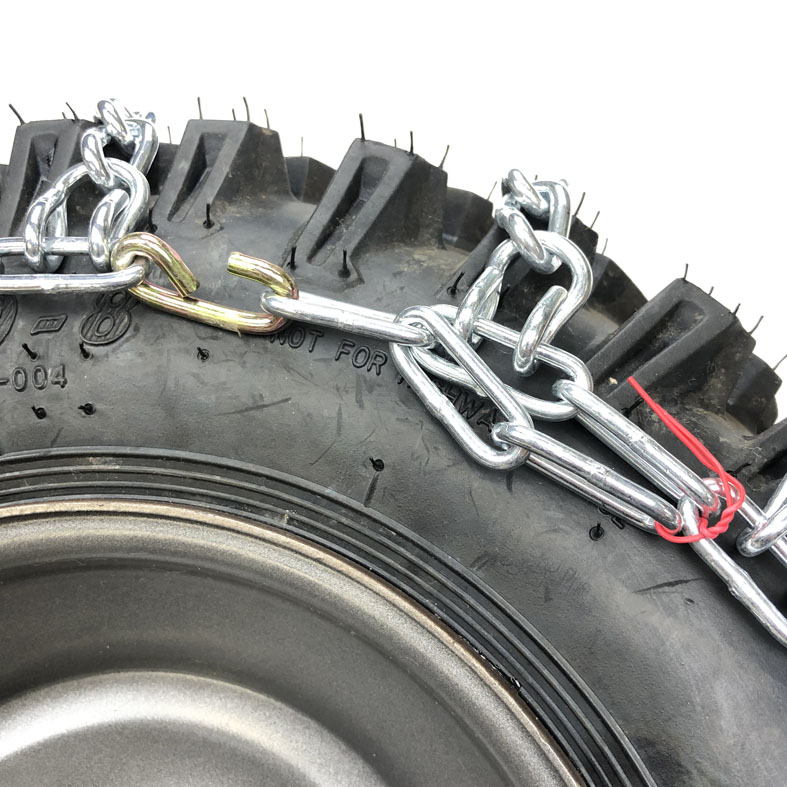 Laclede 20x10.00-8 2-Link Tire Chains For Garden Tractor & Snow Blower – Model 7145G