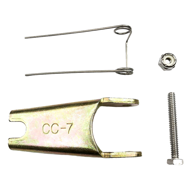 Campbell Universal Latch Kit - Heavy Duty Steel Hook Latch For 7/16" Size