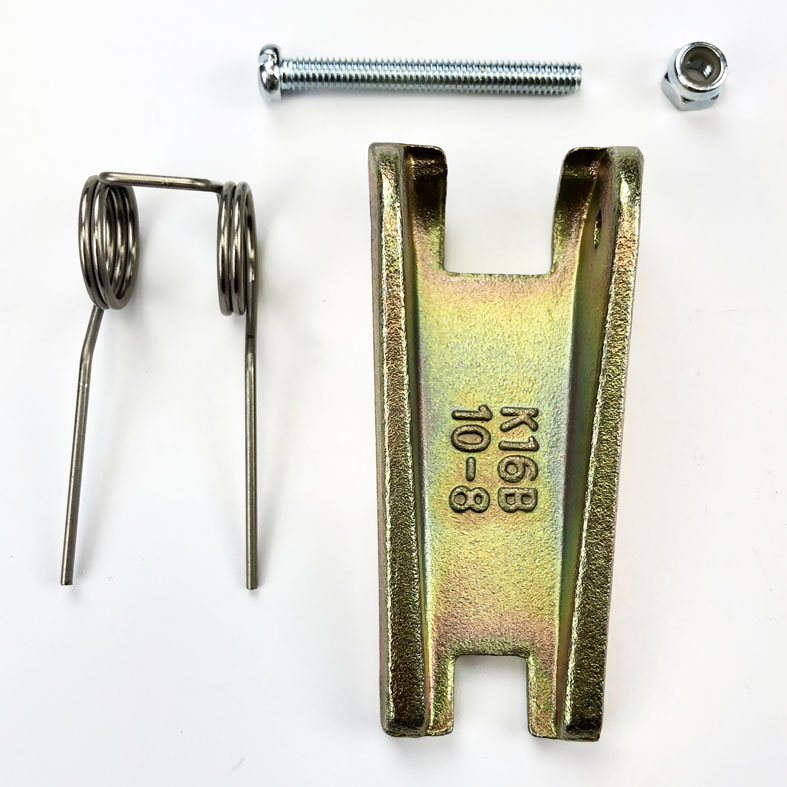 Forged Latch Kit For X100 Swivel Bearing Alloy Hooks – Notched Tip Replacement (XEHHSBB)
