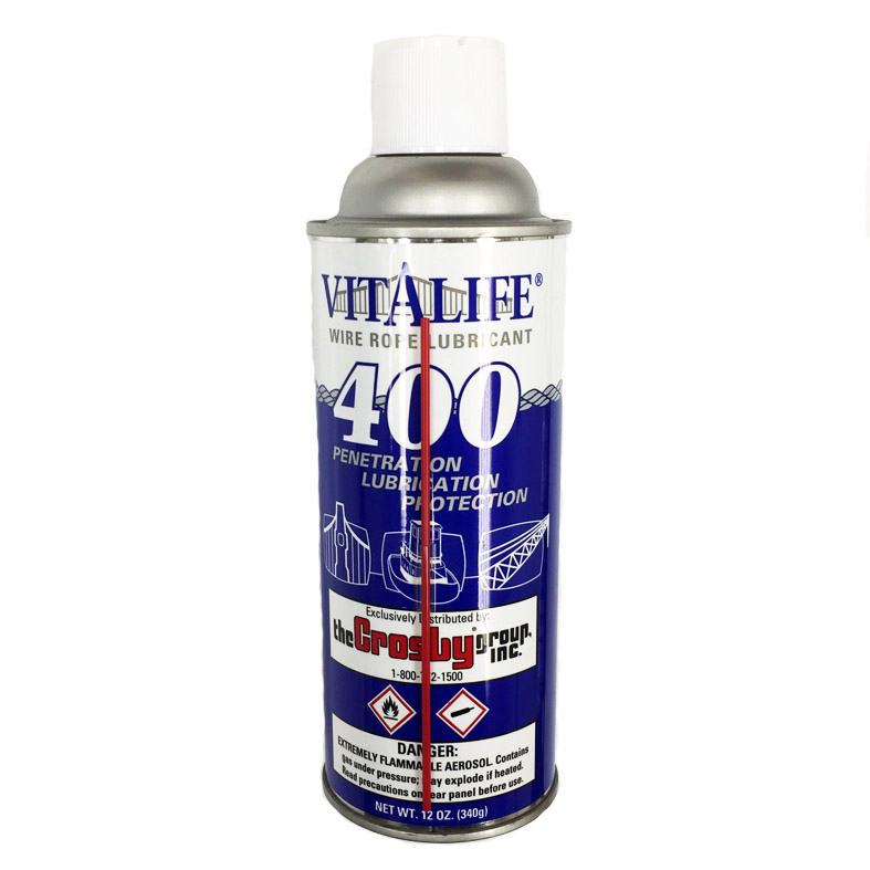12 oz. Vitalife 400 Spray Wire Rope Lubricant Wesco Industries