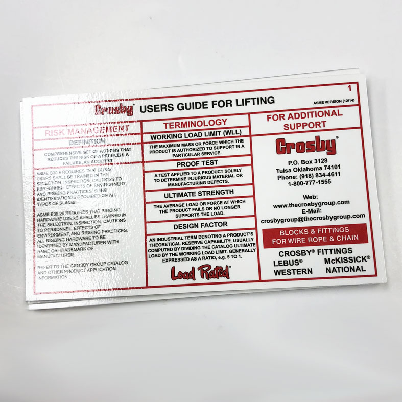 Crosby 9999875 User's Rigging Guide Wesco Industries