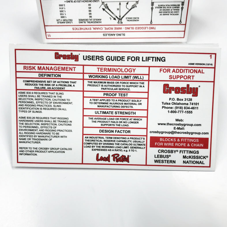 Crosby 9999875 User's Rigging Guide | Wesco Industries