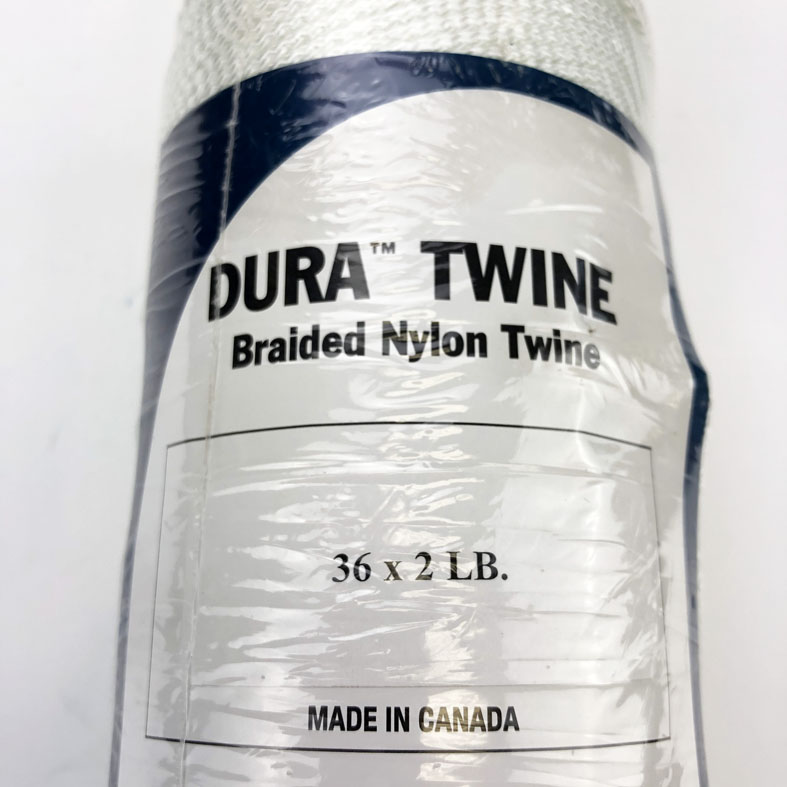 36 2 lbs. Ball Braided White Nylon Twine