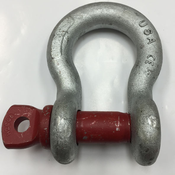 7 8 Inch Crosby G 209 Load Rated Screw Pin Anchor Shackles Wesco Industries