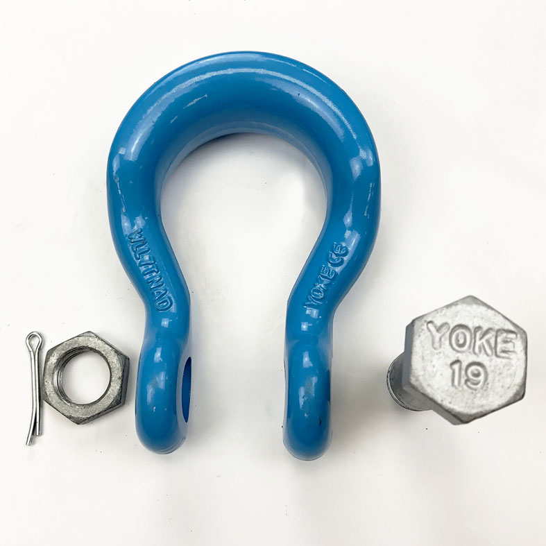 3/4 inch 7 tonnes Yoke Alloy Wide Body Bolt Type Shackles Wesco