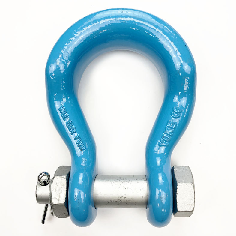 1 inch 12.5 tonnes Yoke Alloy Wide Body Bolt Type Shackles Wesco