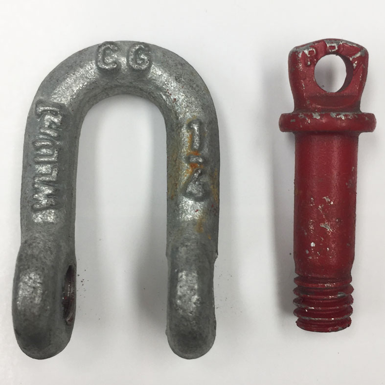 1/4 inch Crosby G210 Load Rated Screw Pin Chain Shackles Wesco