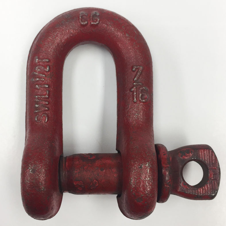 7/16 inch Crosby S210 Load Rated Screw Pin Chain Shackles Wesco