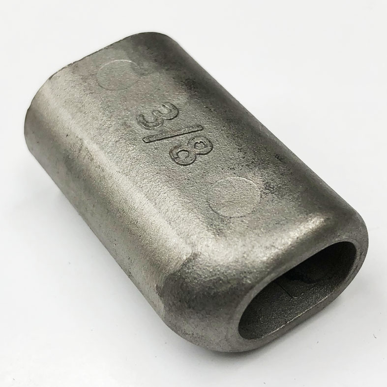 3/8 inch Stainless Steel Foldback Sleeves Wesco Industries