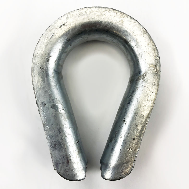 1/2 inch Heavy Duty Galvanized Thimbles | Wesco Industries