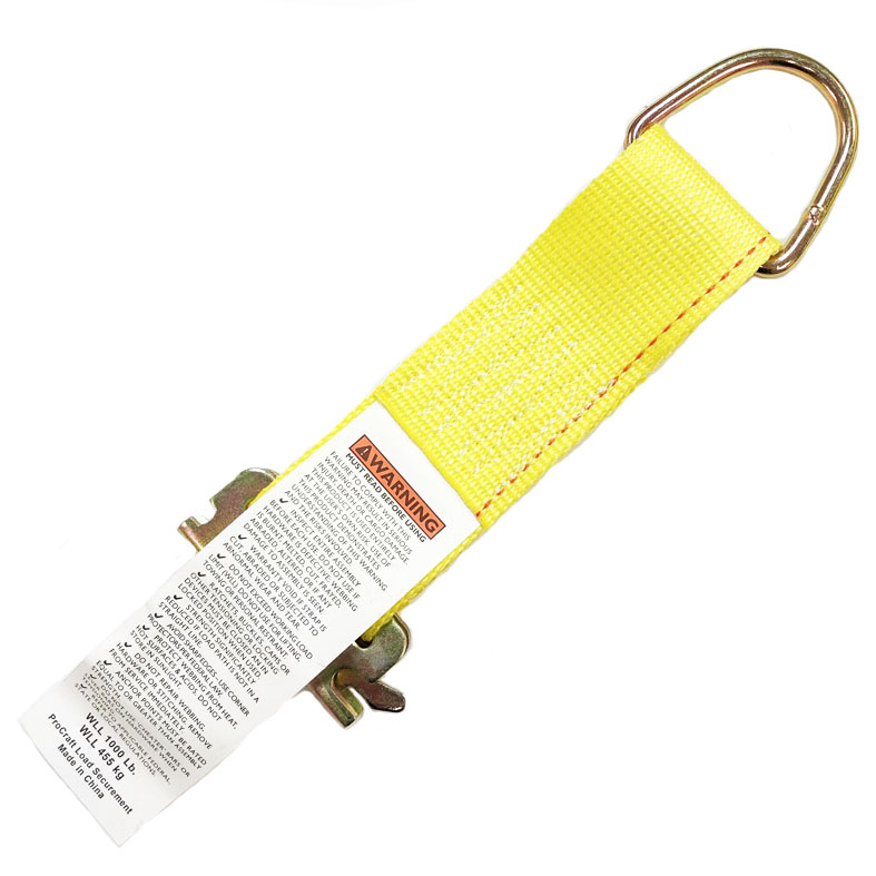 Rope TieOff c/w Spring Loaded ETrack Fastener Wesco Industries