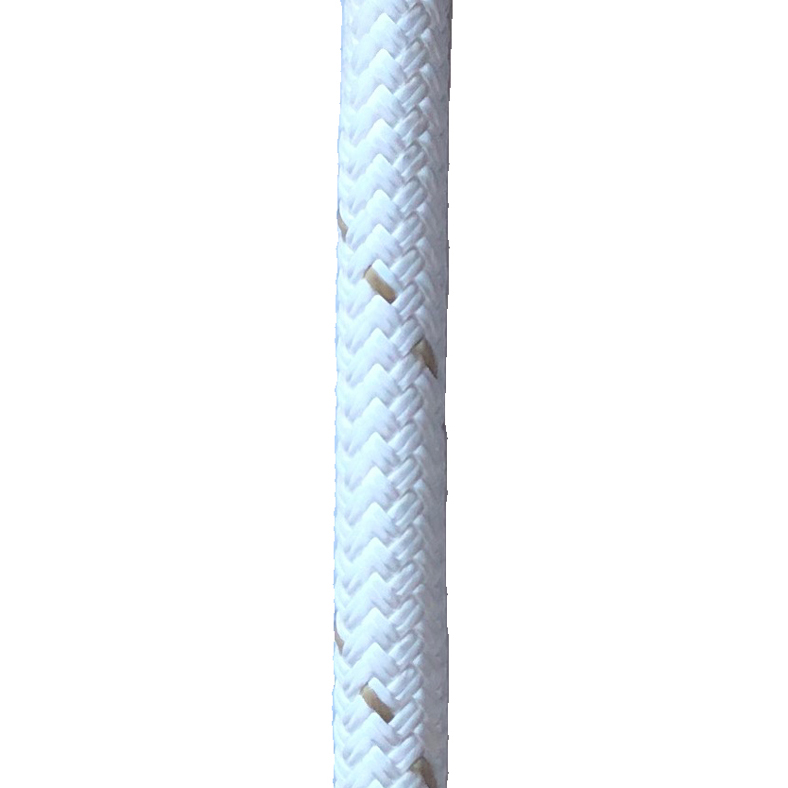 2 Inch White Double Braid Nylon Rope