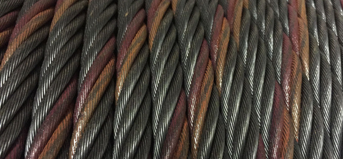 7mm 6x36 IWRC Bright Wire Rope Right Lay
