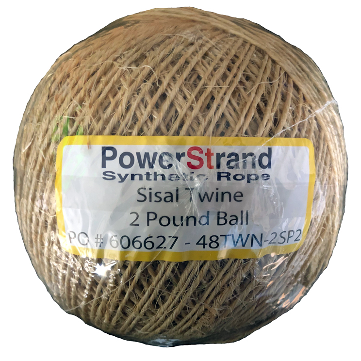 Sisal Twine Two Ply 2 Pound Ball Wesco Industries
